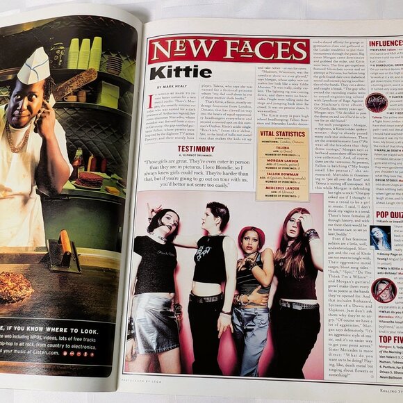 BRITNEY SPEARS ROLLING STONE MAGAZINE YEAR 2000 ORIGINAL BACK ISSUE # 841 MUSIC - Picture 6 of 11